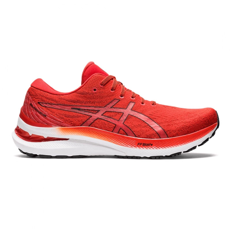 Asics Gel-Kayano 29 Laufschuhe Rot Weiß AW22, Größe 44 - EUR