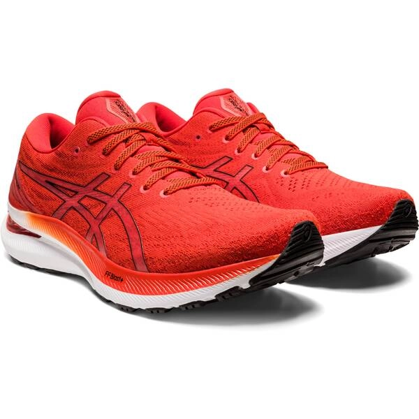 Asics Gel-Kayano 29 Laufschuhe Rot Weiß AW22, Größe 44 - EUR