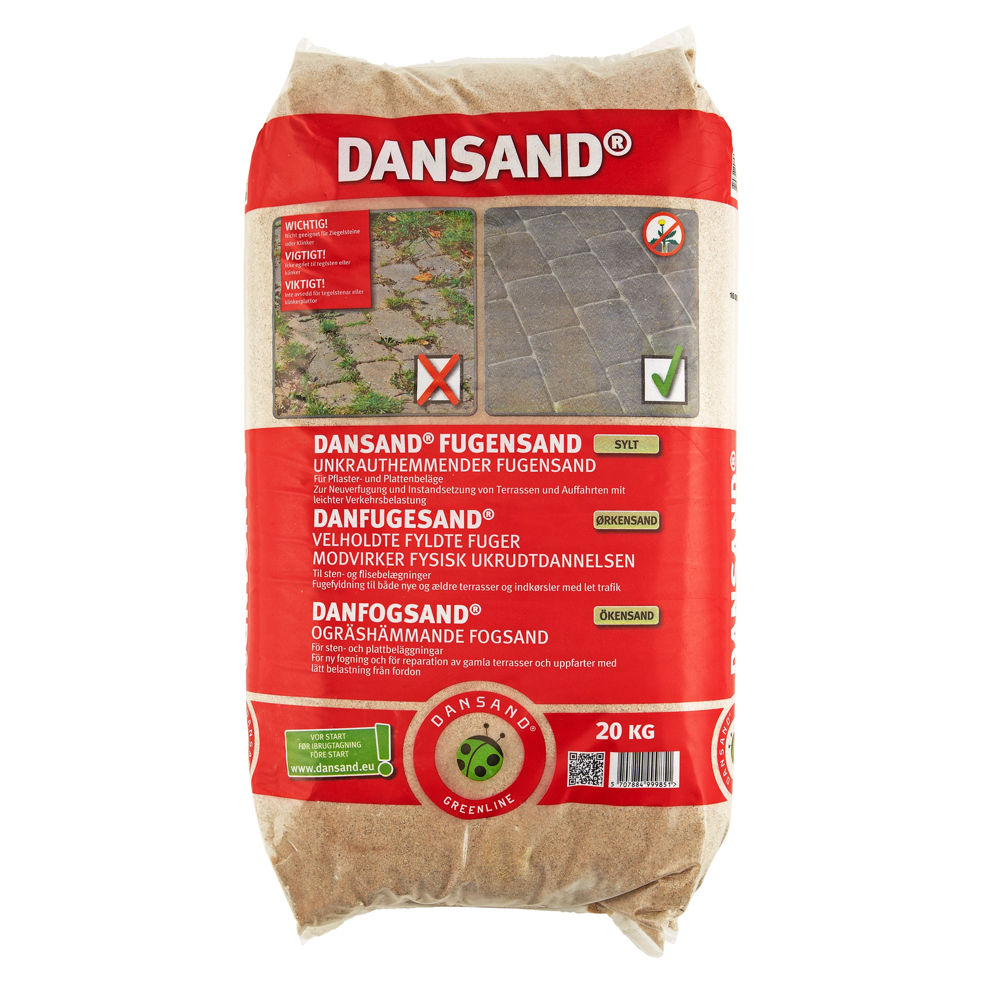 Dansand Fugensand 'Sylt' 20 kg