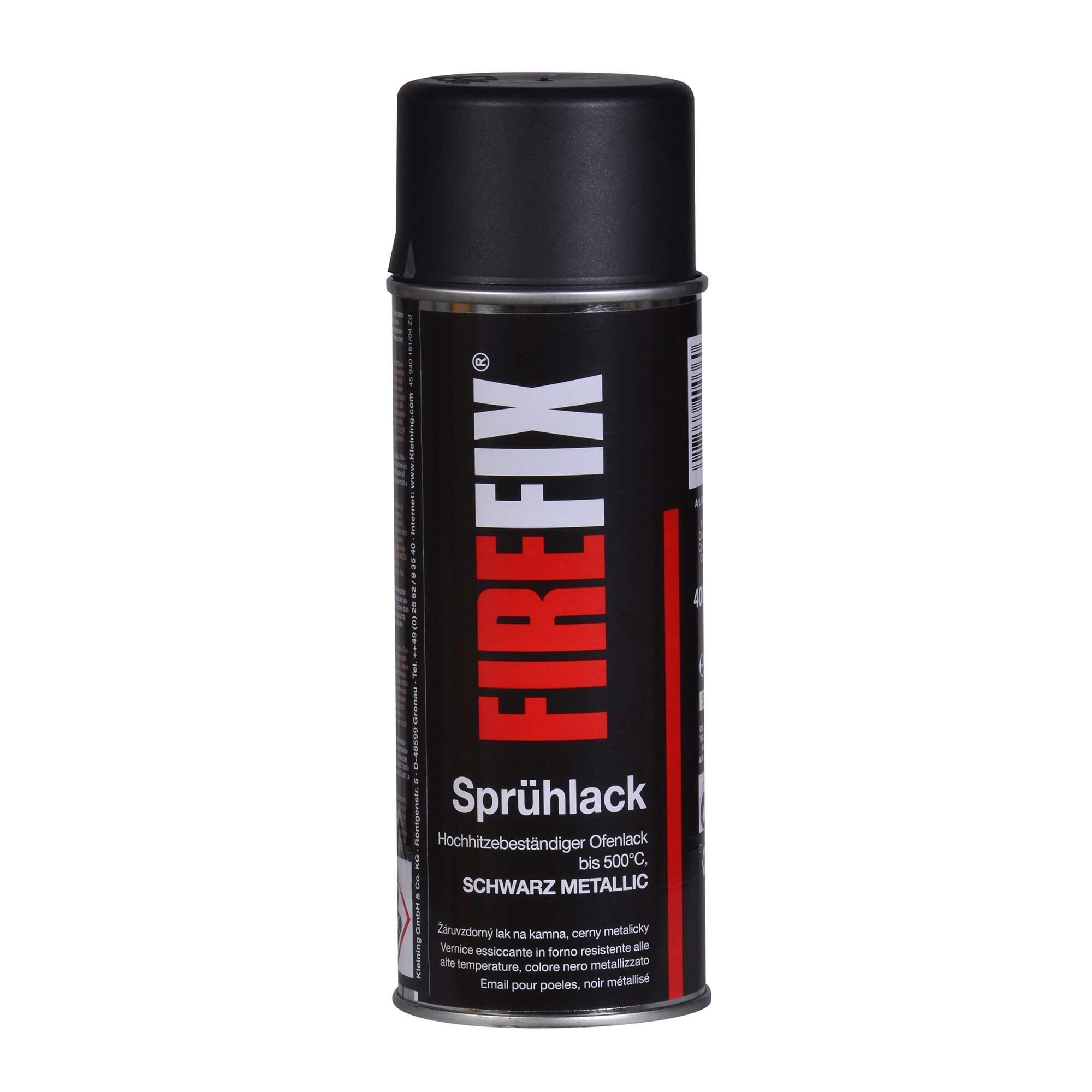 Firefix Ofenlack schwarz 400 ml