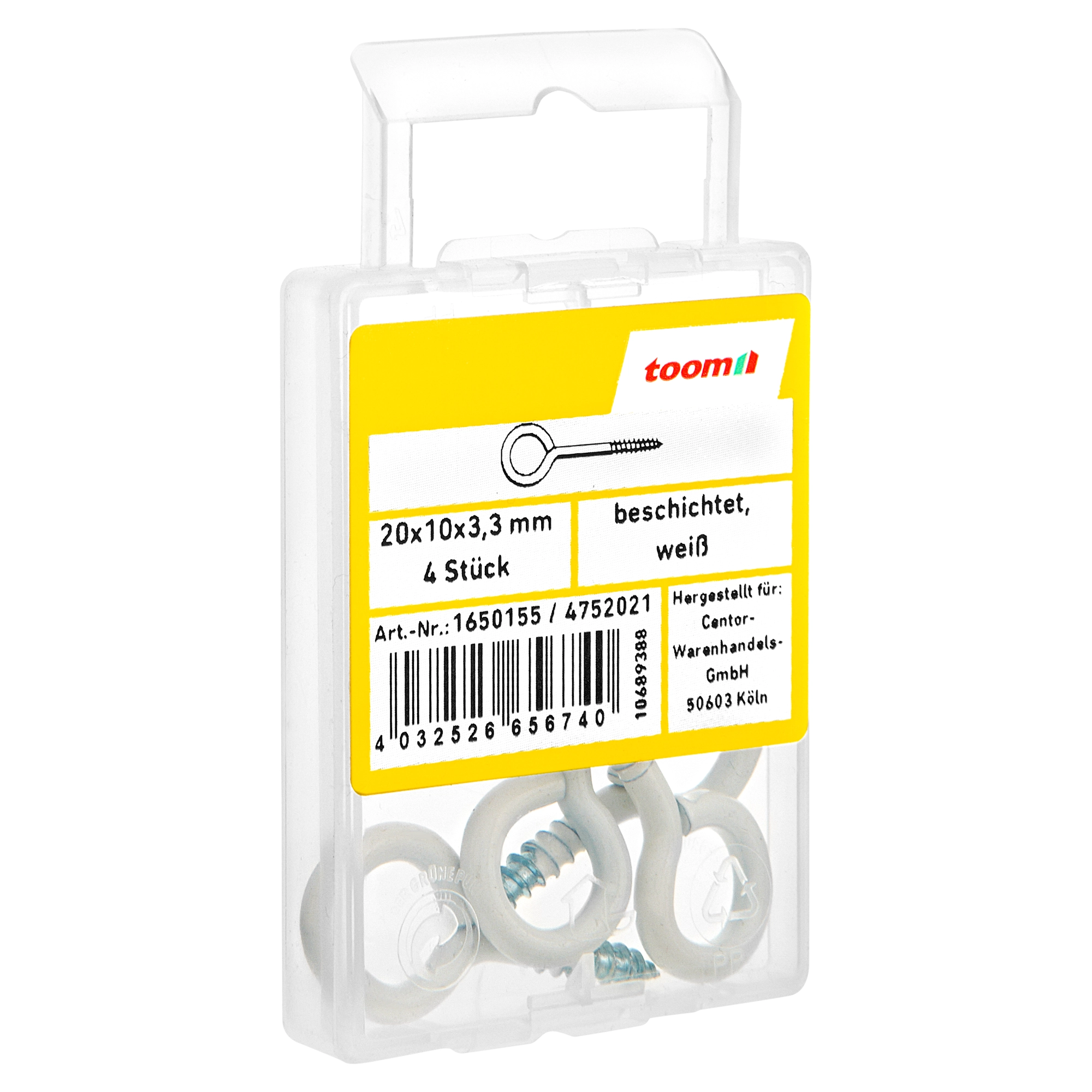 toom Ringschraube beschichtet 2 cm 4 Stück
