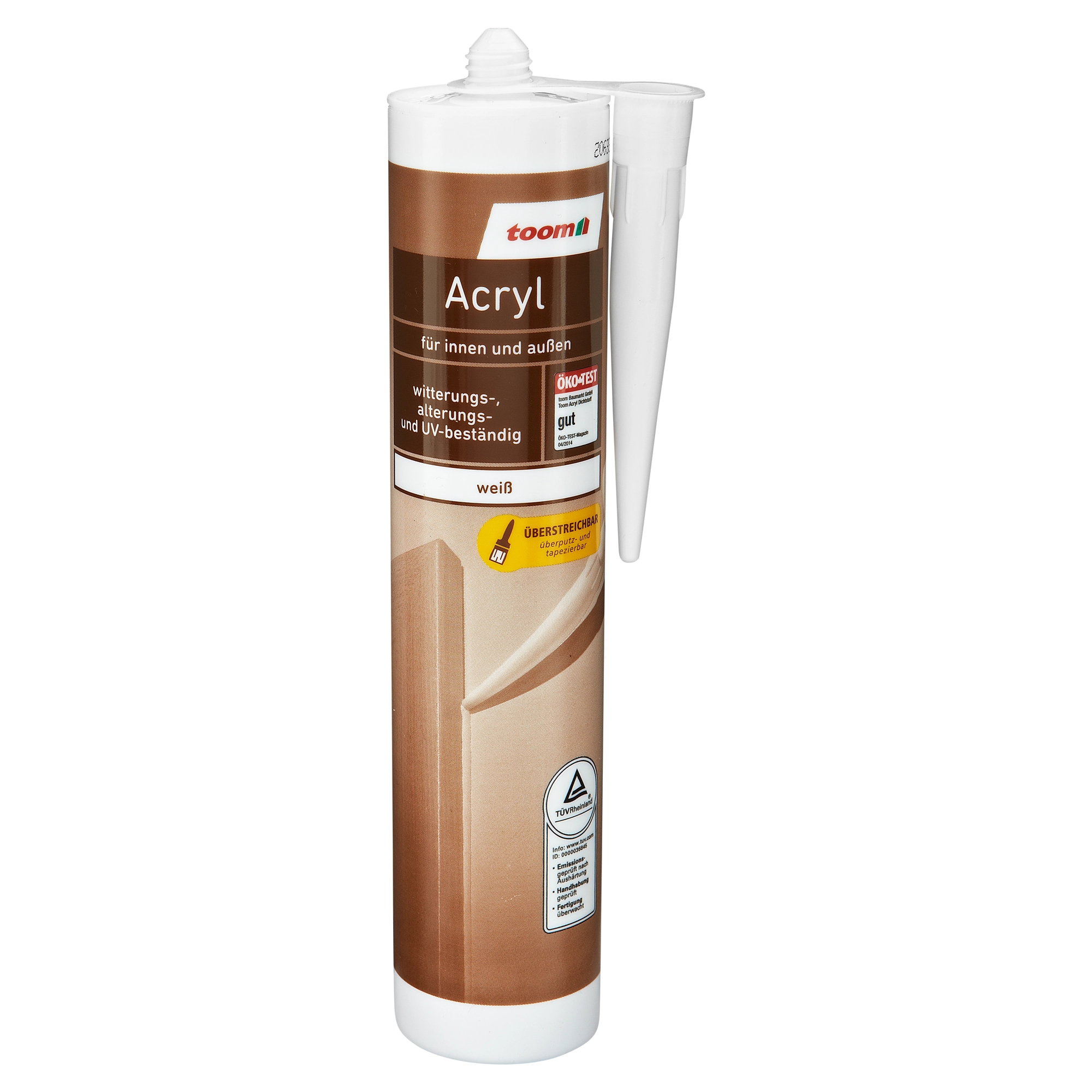 toom Acryl-Dichtstoff weiß 310 ml