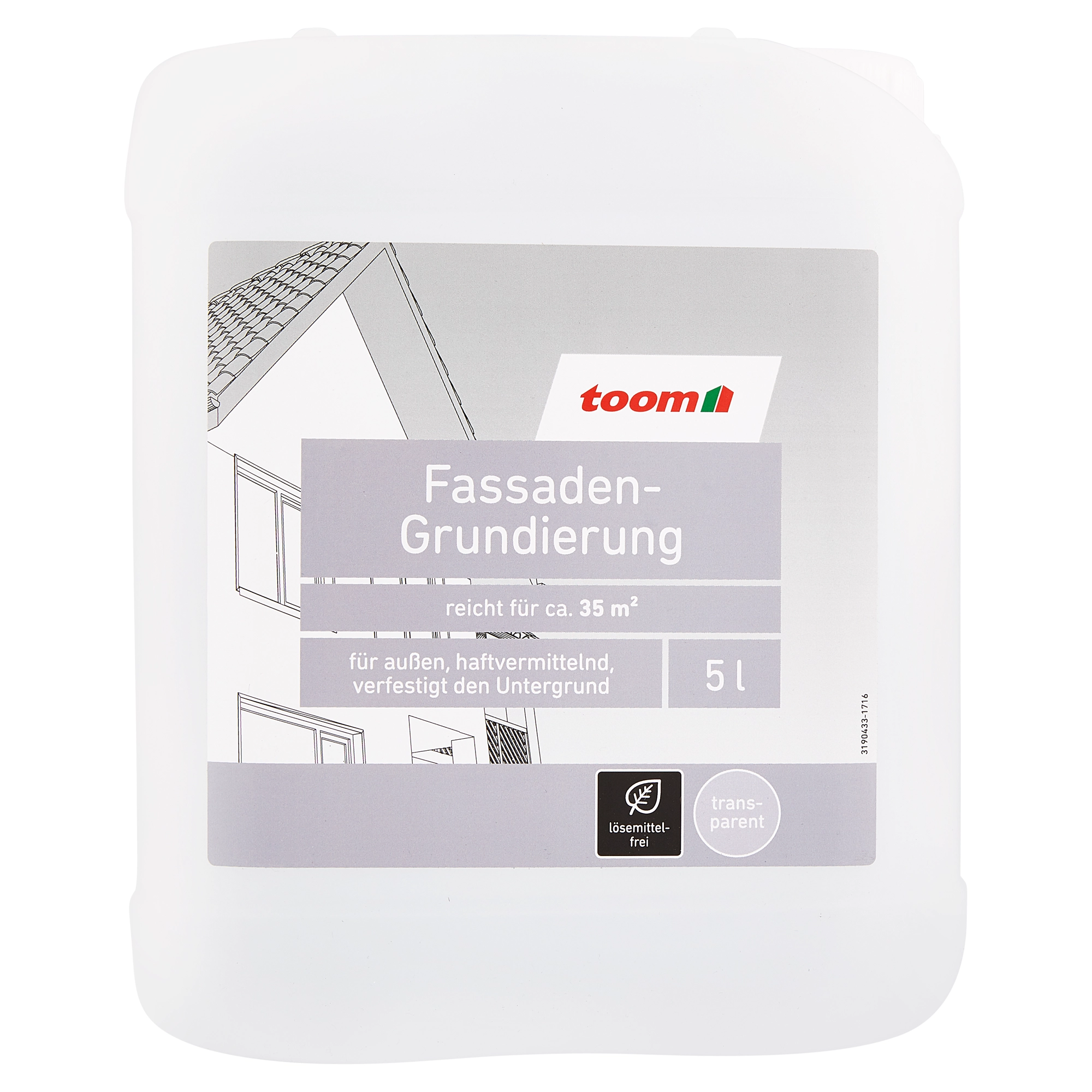 toom Fassaden-Grundierung transparent 5 l