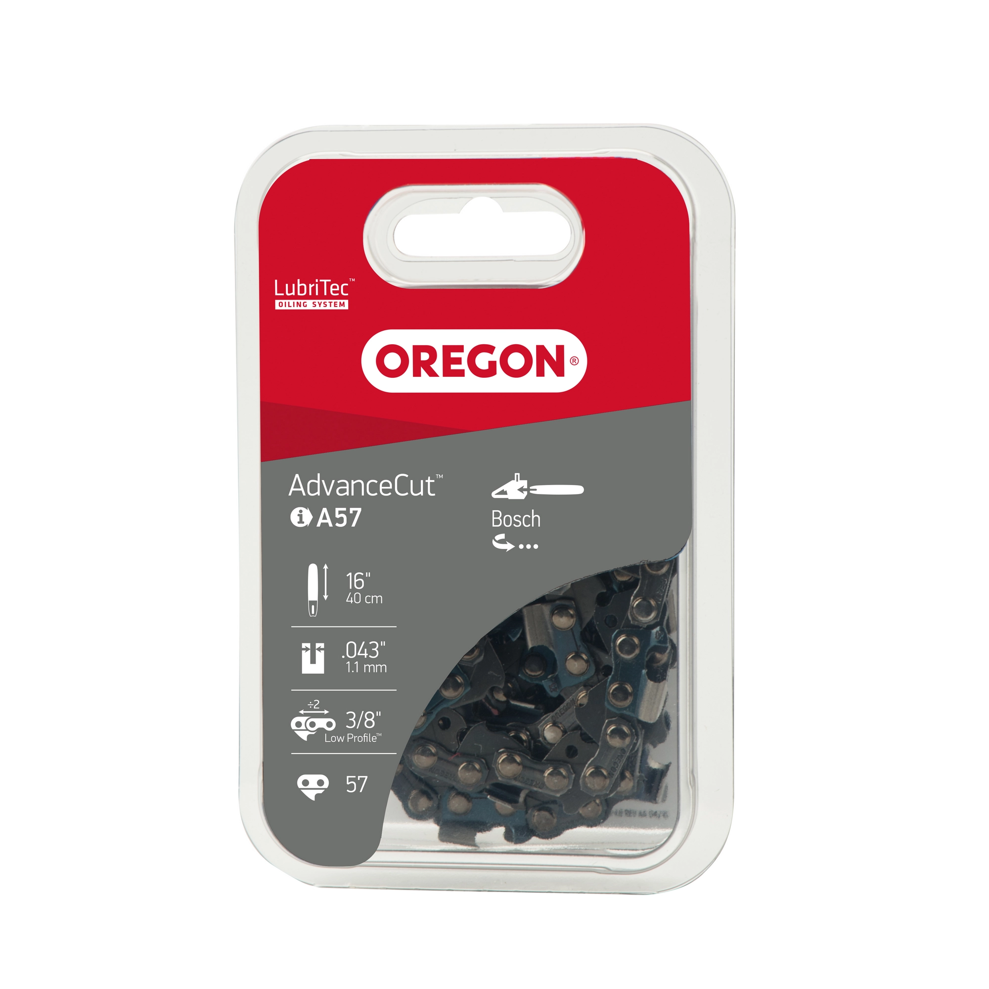 Oregon® Sägekette 'Micro-Lite' 3/8", 1,1 mm, 57 Glieder