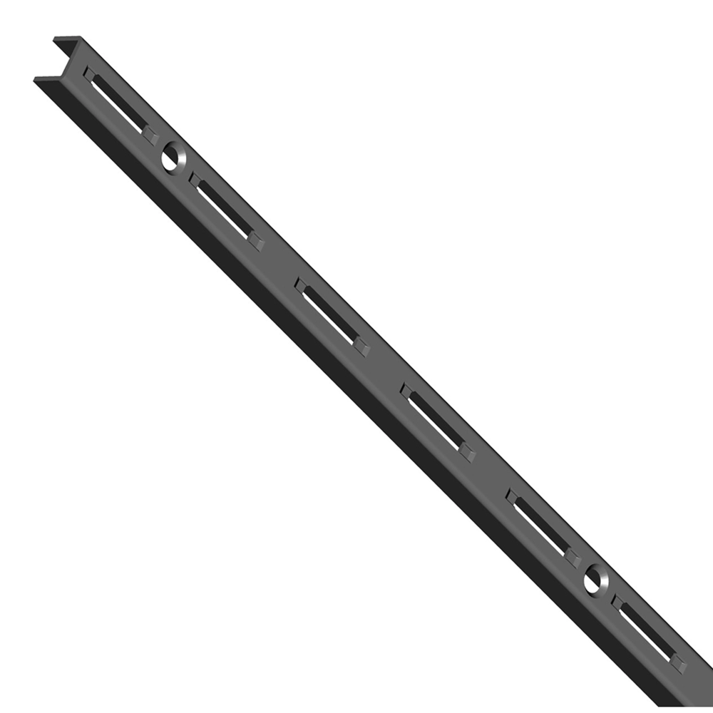 Element System Single-Wandschiene, schwarz, 14,5 cm