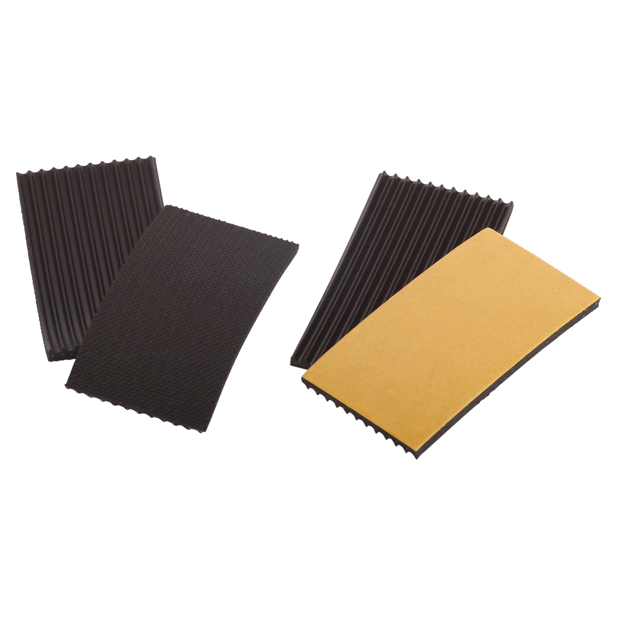 toom Antivibrations-Pads-Set schwarz 70 x 35 mm 4-tlg.
