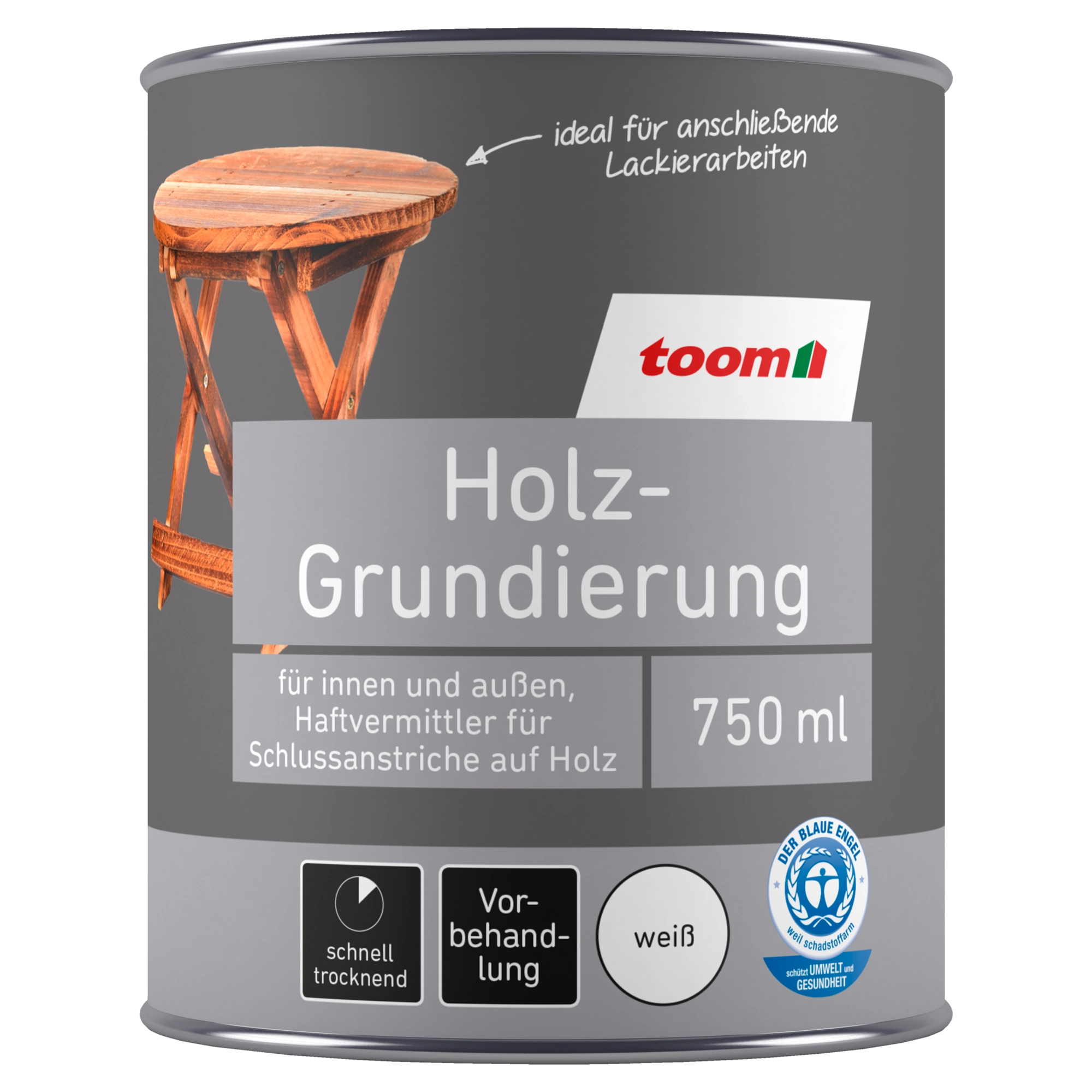 toom Holzgrundierung weiß 750 ml