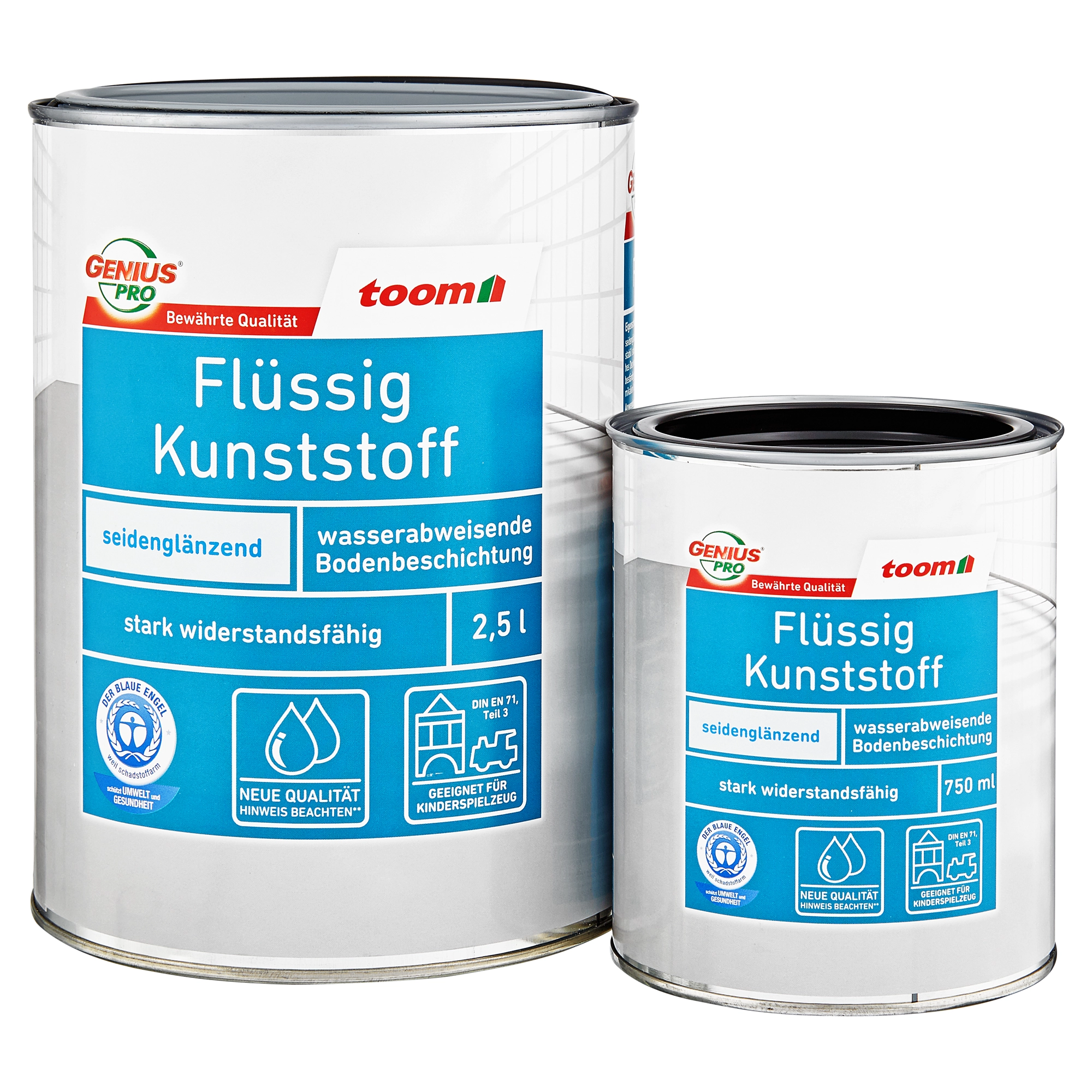 toom Flüssigkunststoff reinweiß 750 ml