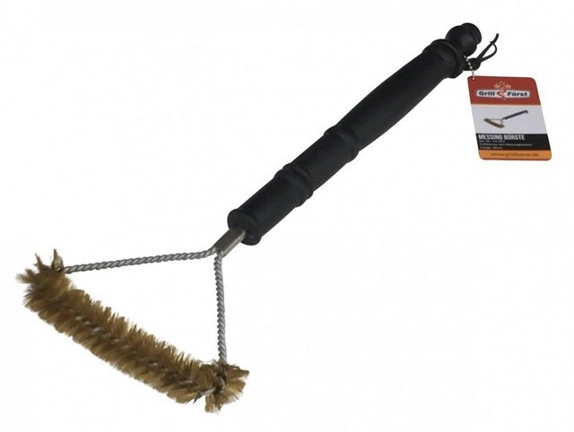 Grillfürst Grillbürste »Grillfürst Grillbürste Messing 3-seitig 39,5 cm«