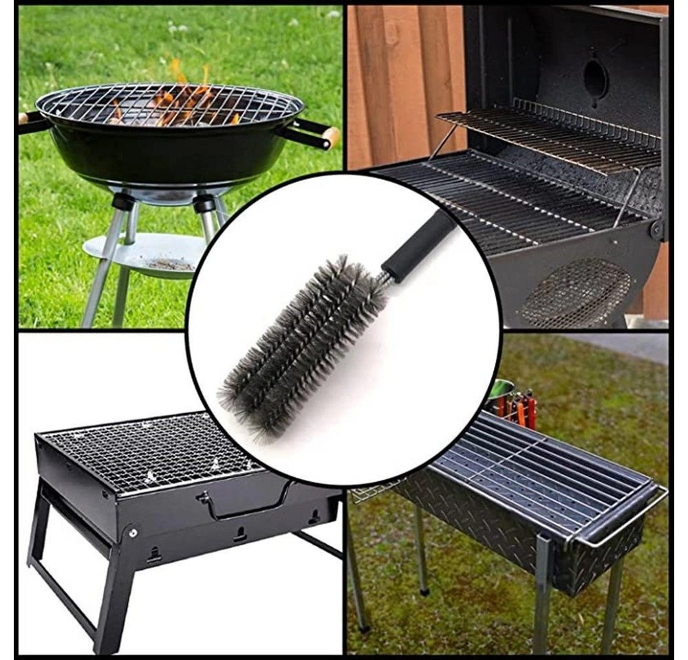 Housruse Grillbürste »18 Zoll Grillrost Bürste mit Rutschfester mit DREI Bürstenköpfe«, (1-tlg)