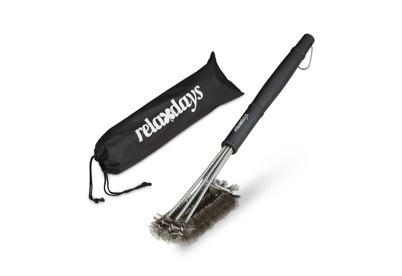 relaxdays Grillbürste »Grillbürste Edelstahl«