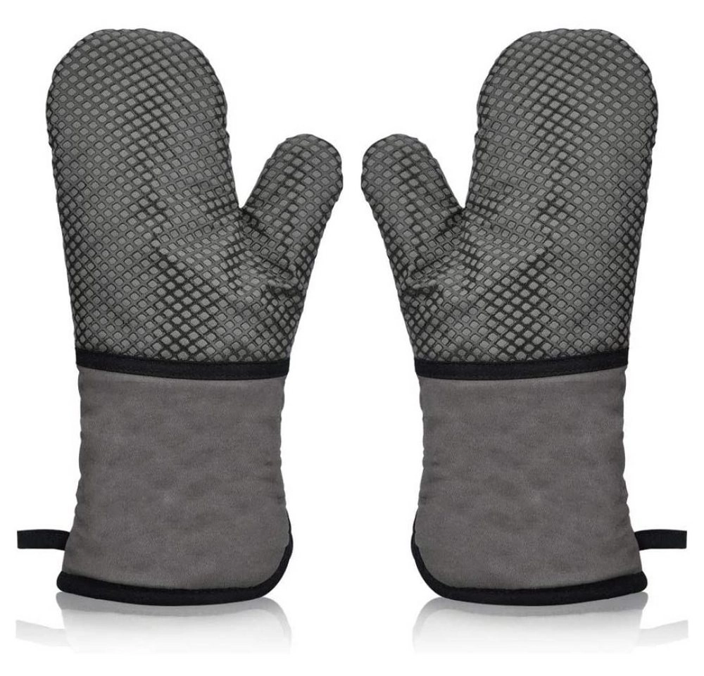 Jormftte Hitzeschutzhandschuhe »Ofenhandschuhe - höchste Qualität aus Baumwolle - hitzebeständige Backhandschuhe - extra lang und rutschfest«