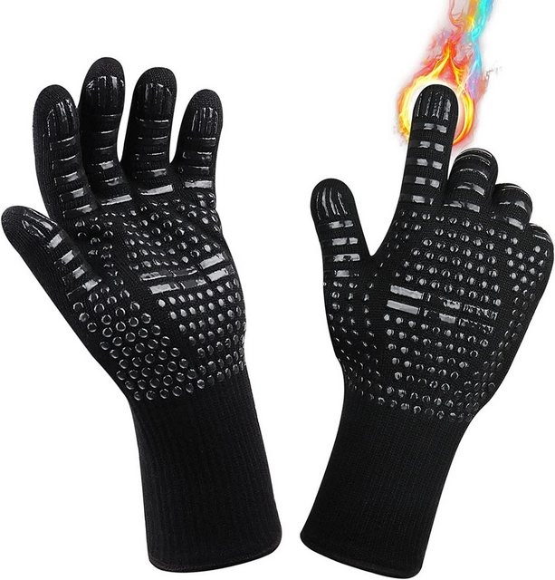 ELIAUK Hitzeschutzhandschuhe »Grillhandschuhe Hitzebeständig 800 Grad«