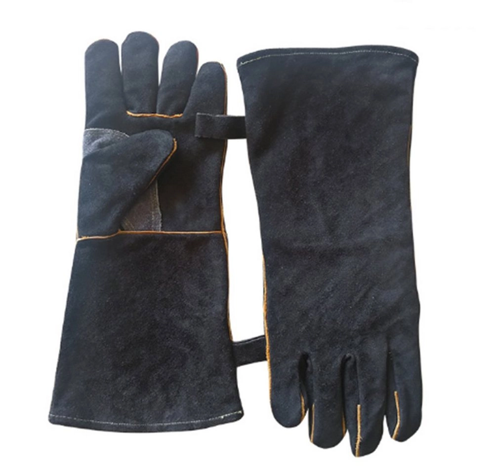 FeelGlad Hitzeschutzhandschuhe »1 Paar Grillhandschuhe fügen die Aluminiumfolie Futter Extrem hitzebeständig lang in Universalgröße, Ofenhandschuhe, Kaminhandschuhe für Barbecue, Küche, Backofen, Mikrowellenherd«