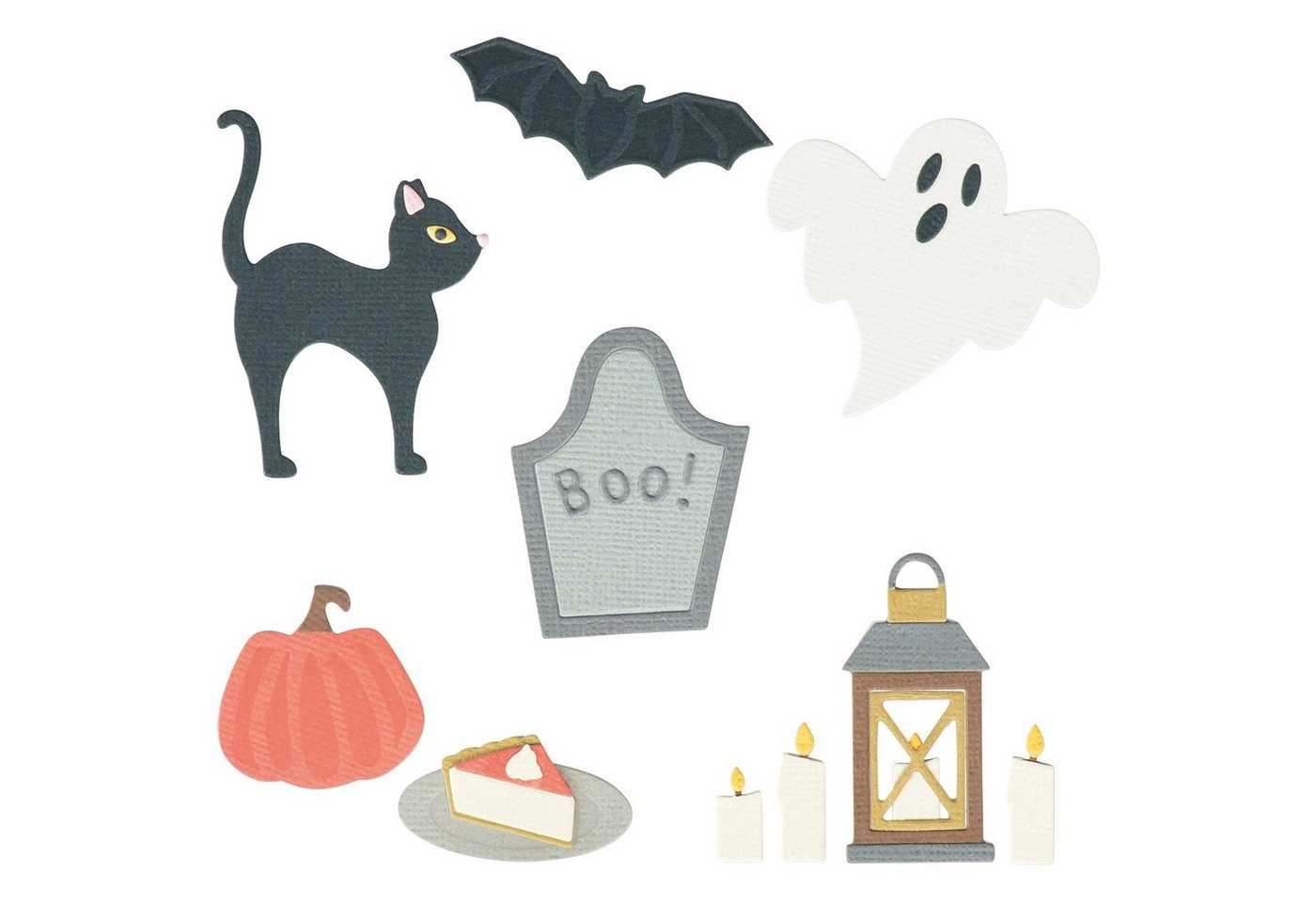 Sizzix Motivschablone »Thinlits Halloween Motifs«, 14 Teile