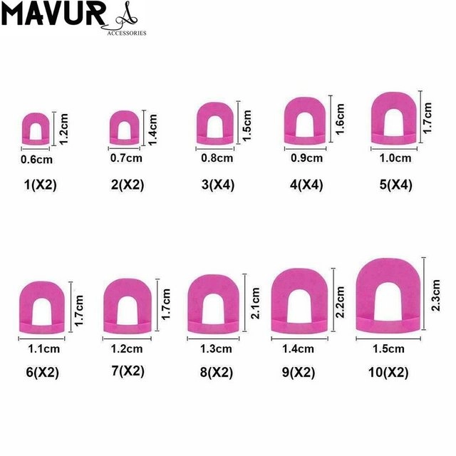 MAVURA Motivschablone »MAVURAccessoires CREANAIL Nagellack Schablone Lackierhilfe Muster Maniküre Nagelstempel Nagelschablone Fingernägel Nail Art [26 Stück]«