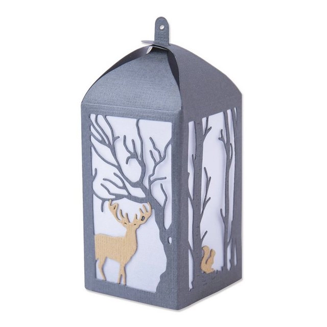 Sizzix Motivschablone »Woodland Lantern«, 7 Teile