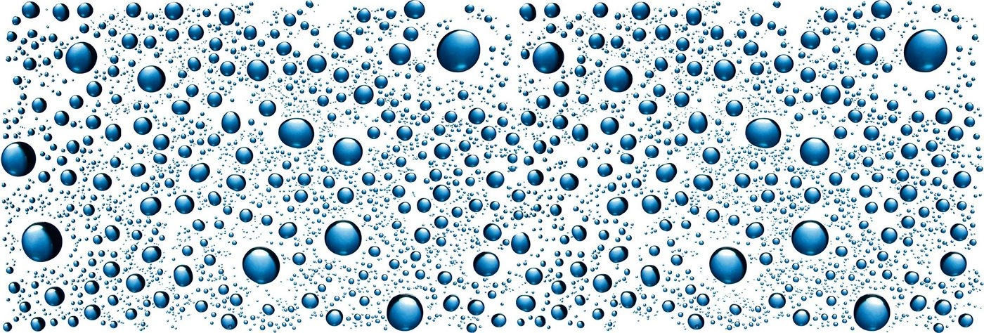 Fenstersticker »Bubble«, Kleine Wolke, halbtransparent, glatt, für Bad und Dusche