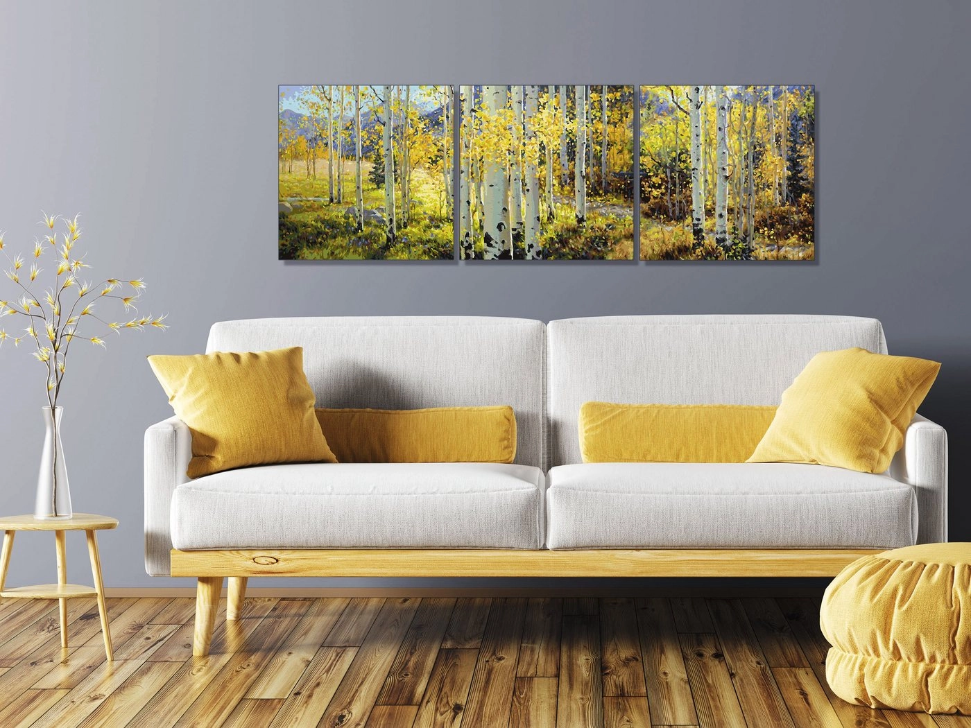 Schipper Malen nach Zahlen »Meisterklasse Triptychon - Goldener Oktober«, Made in Germany