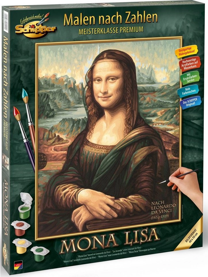 Schipper Malen nach Zahlen »Meisterklasse Premium - Mona Lisa«, Made in Germany