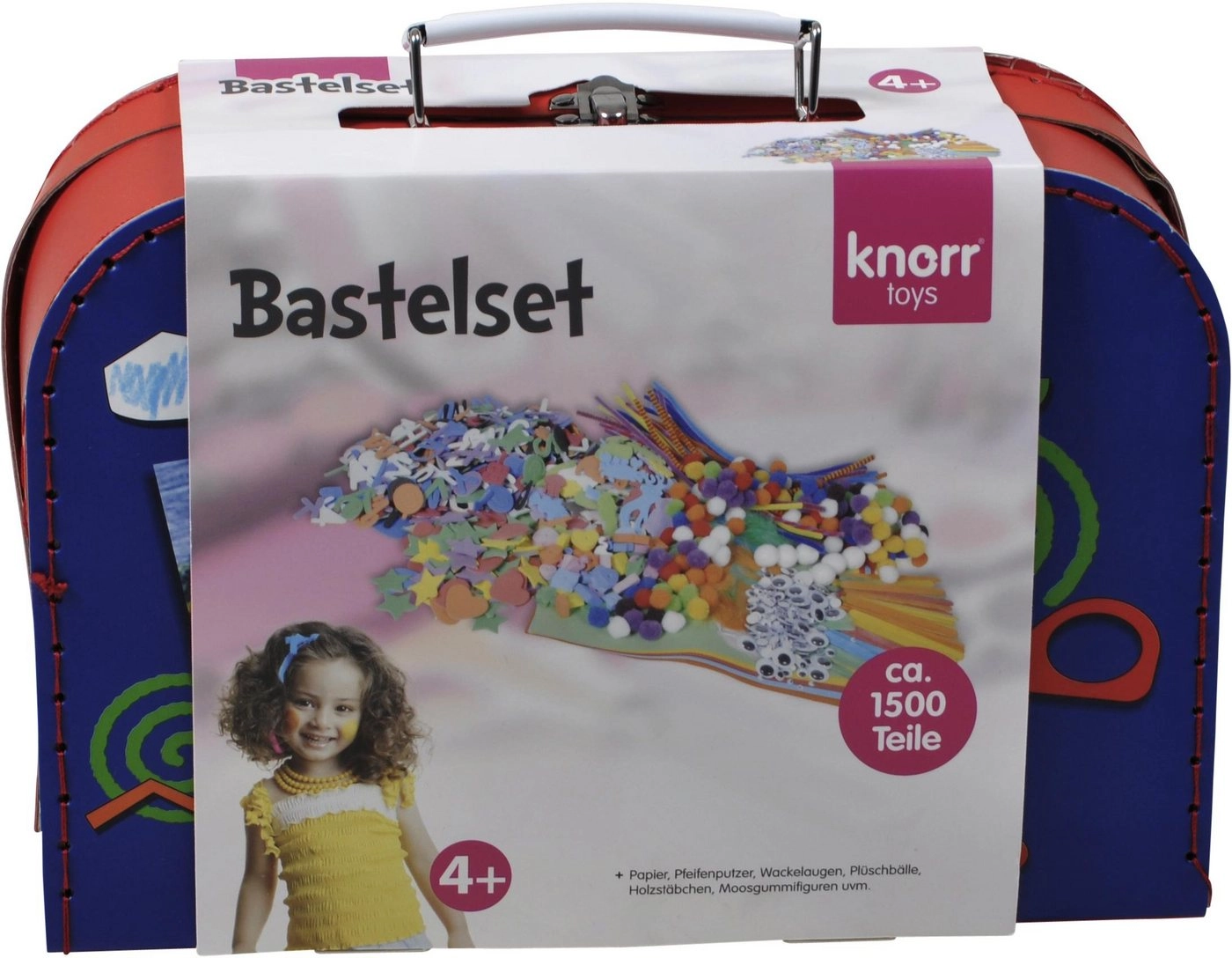 Knorrtoys® Kreativset »Bastelkoffer groß«, (Set, 1500-tlg)