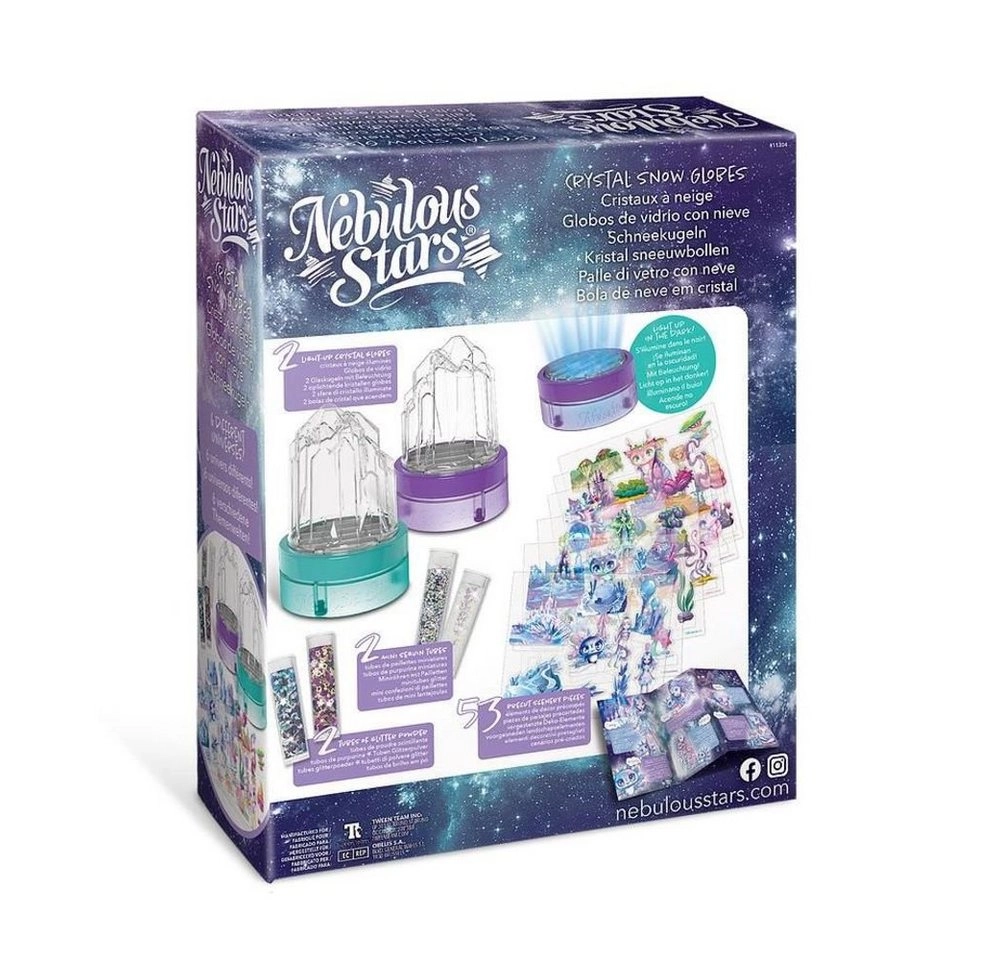 Nebulous Stars Kreativset »Schneekugeln«, inkl. Lichteffekt