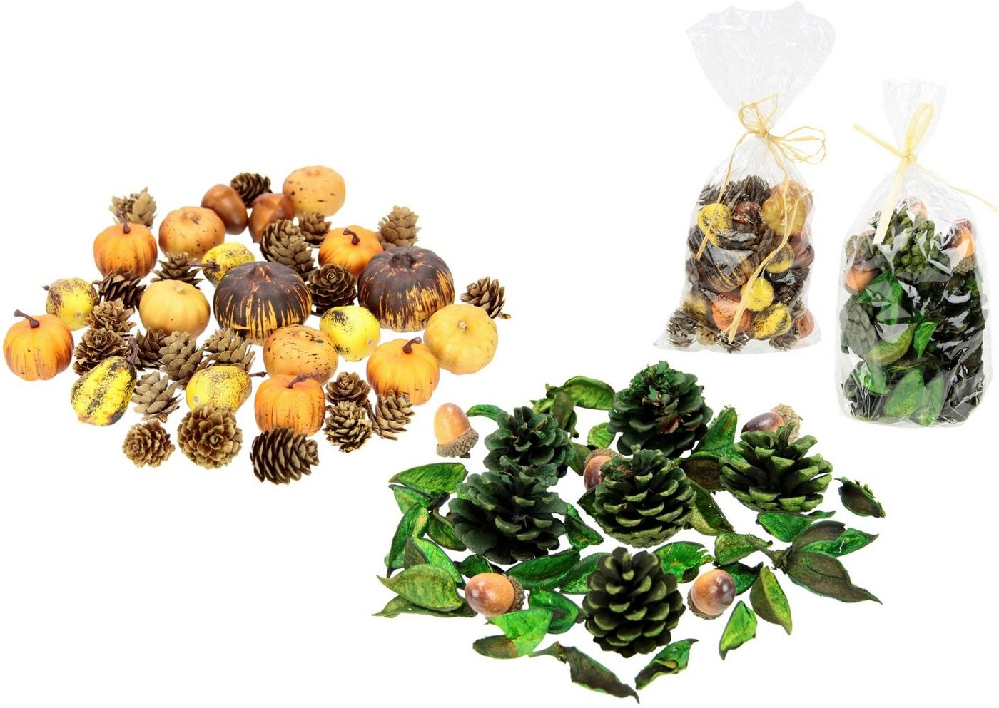 I.GE.A. Bastelnaturmaterial »Potpourri«, (2-tlg), Kranzdeko