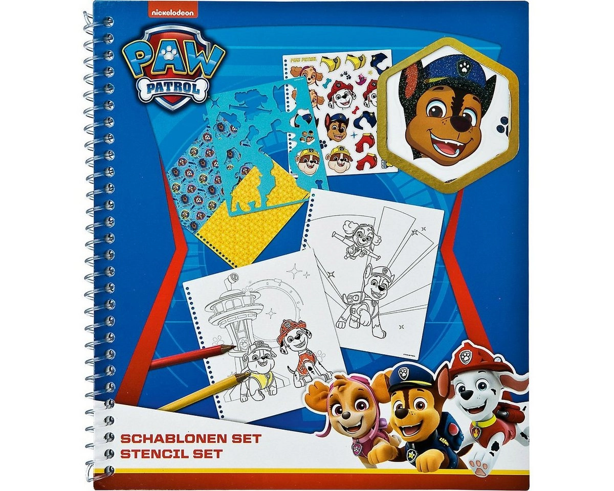 UNDERCOVER Malvorlage »PAW Patrol Schablonen-Set«