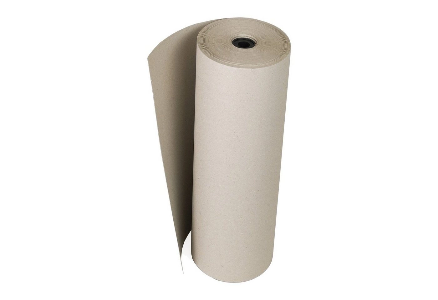 KK Verpackungen Seidenpapier, Rollen-Schrenzpapier Packpapier Füllmaterial 0,75x 167m 80g/m² Grau