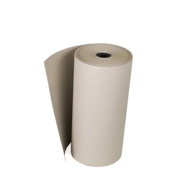 KK Verpackungen Seidenpapier, Rollen-Schrenzpapier Packpapier Füllmaterial 0,5x 250m 120g/m² Grau