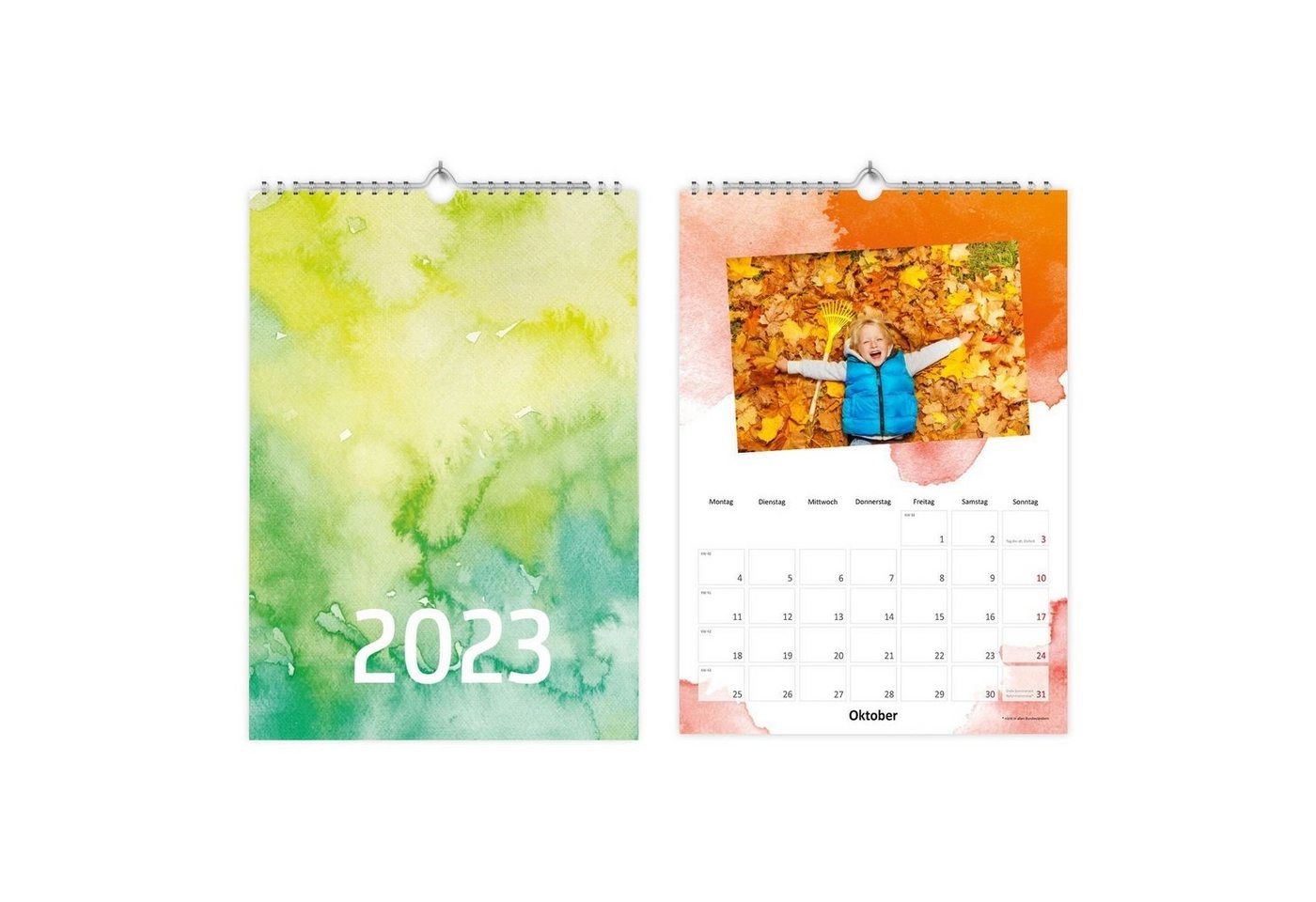 nikima Kalender zum Selbstbasteln »Bastelkalender Watercolor 2023«