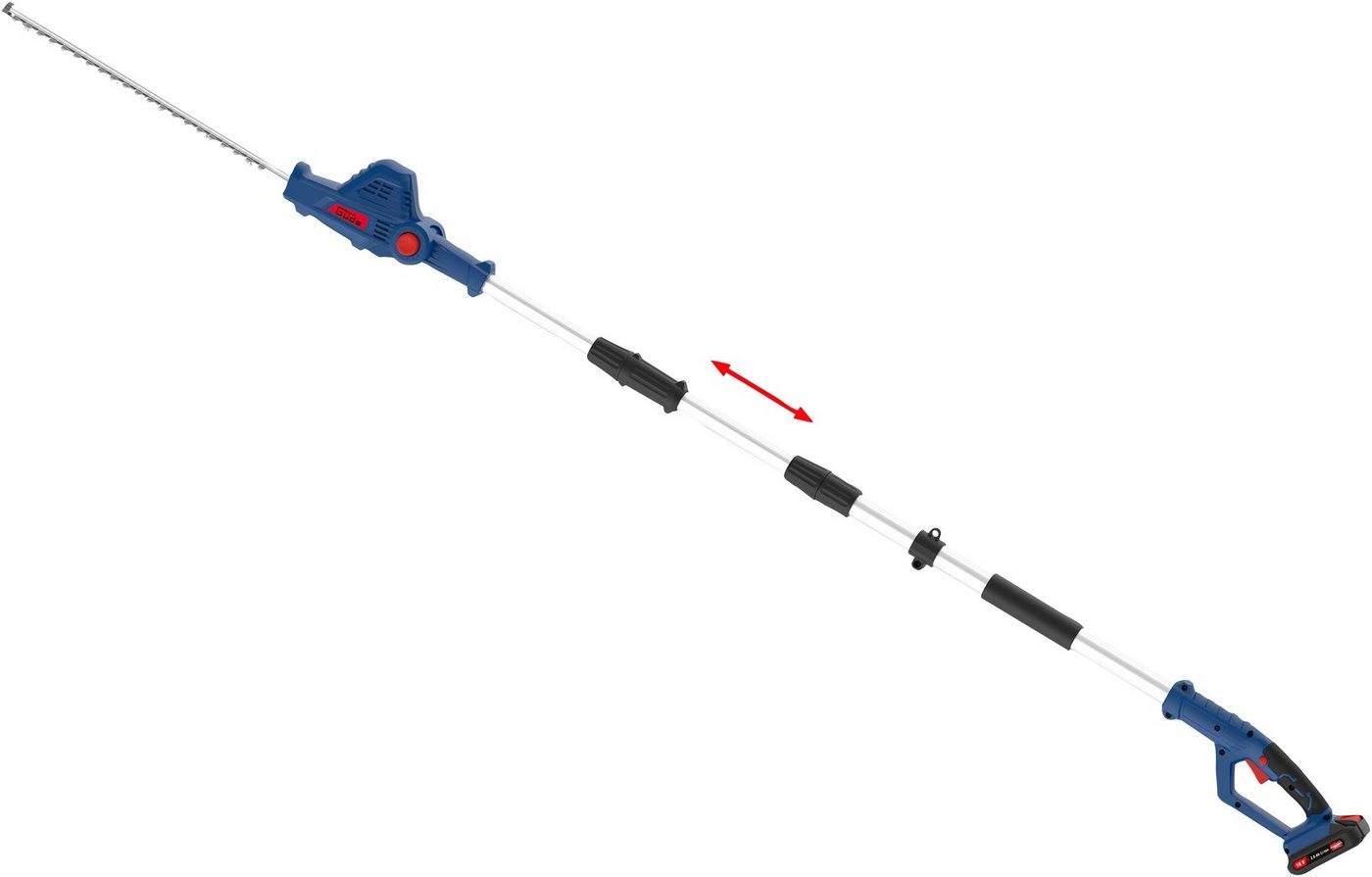 Güde Teleskop-Heckenschere »HST 18-201-05«, 43 cm Schnittlänge, mit Akku und Ladegerät