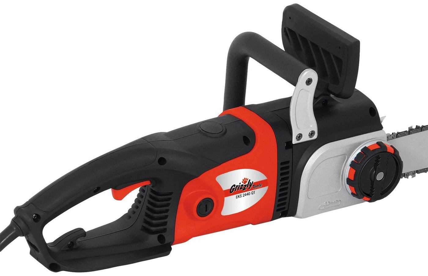 Grizzly Tools Elektro-Kettensäge »EKS 2440 QT«, 46 cm Schwertlänge, Set