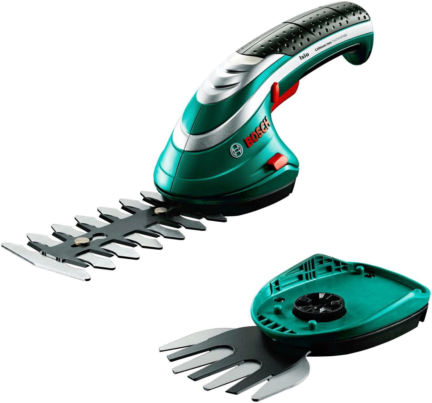 Bosch Home & Garden Akku-Gras- und Strauchscherenset »ISIO«, (Set, im Softcase, mit Messerschutz), 8/12 cm Arbeitsbreite, mit Akku und Ladegerät