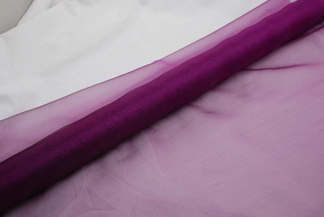 magic-man1001 Stoff »Organza lila 70 cm x 10 m 2-Ton - Tischdeko - Dekoration für Feiern«