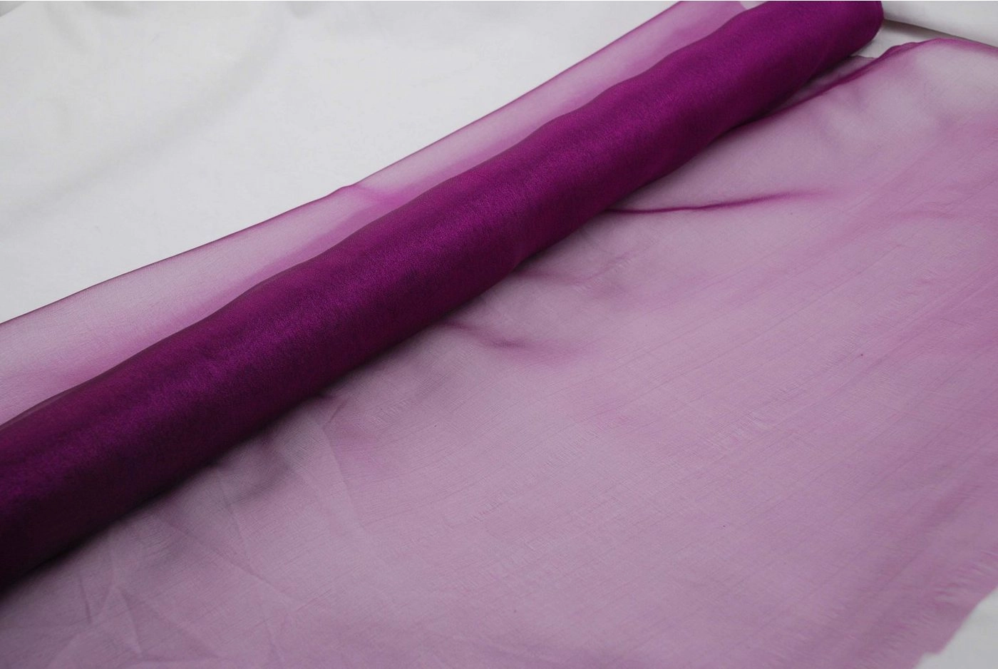 magic-man1001 Stoff »Organza lila 70 cm x 10 m 2-Ton - Tischdeko - Dekoration für Feiern«
