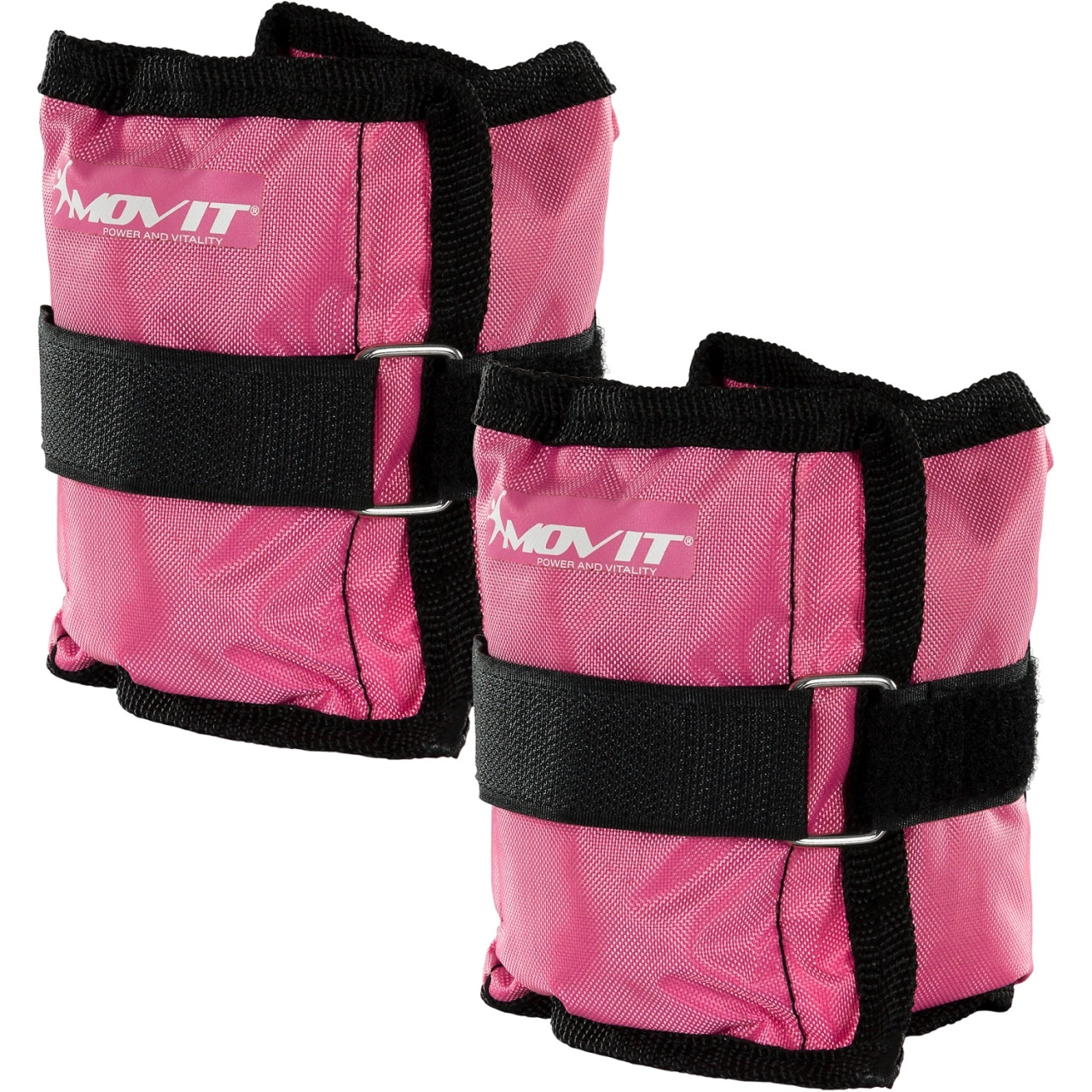 MOVIT® Gewichtsmanschetten, 2x 1,0 kg Laufgewichte pink