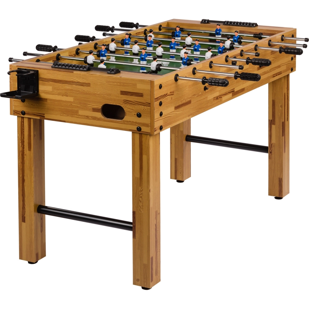 GAMESPLANET® Tischkicker, Kicker "Glasgow", Buche