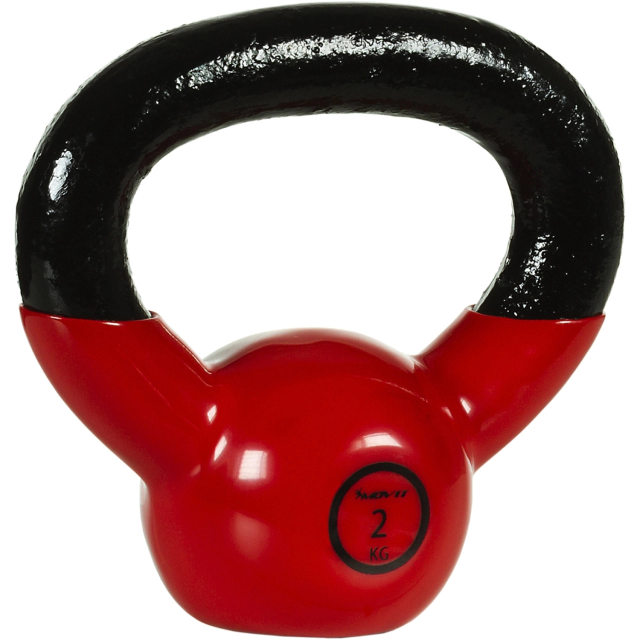 MOVIT® 2 kg Profi Kettlebell Kugelhantel aus Gusseisen