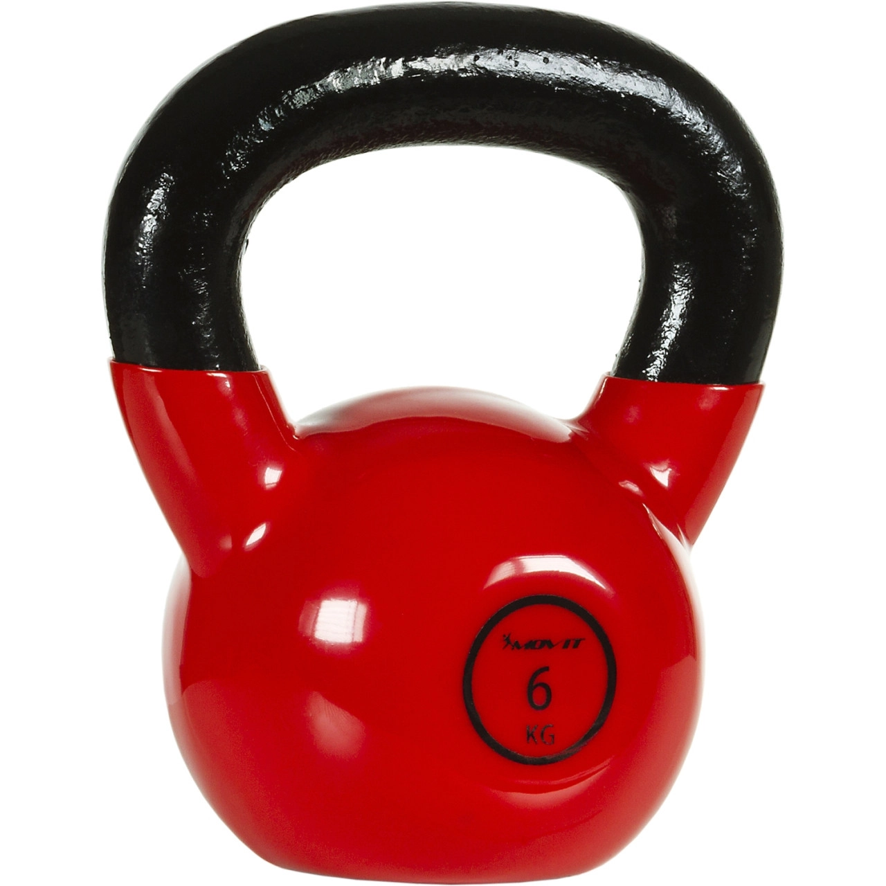 MOVIT® 6 kg Profi Kettlebell Kugelhantel aus Gusseisen