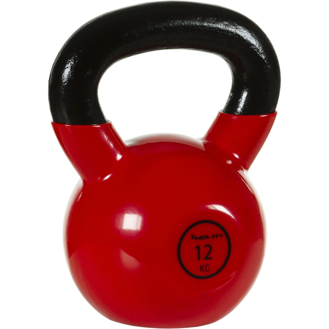 MOVIT® 12 kg Profi Kettlebell Kugelhantel aus Gusseisen