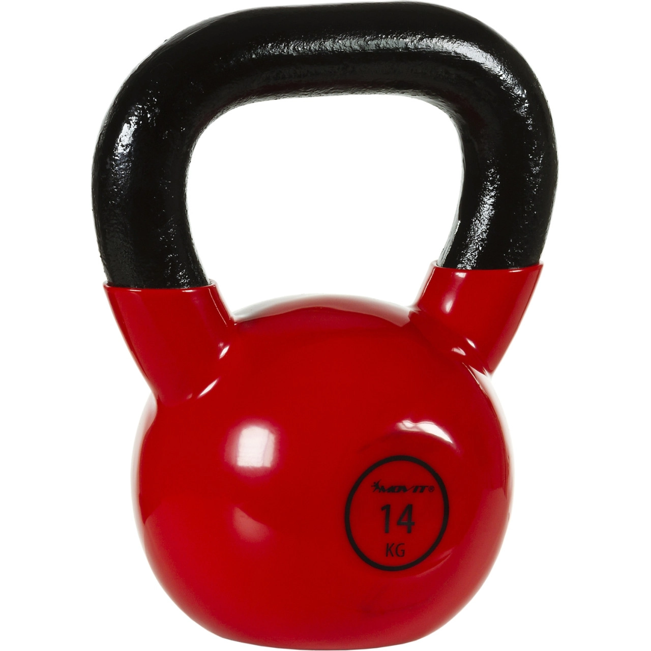 MOVIT® 14 kg Profi Kettlebell Kugelhantel aus Gusseisen