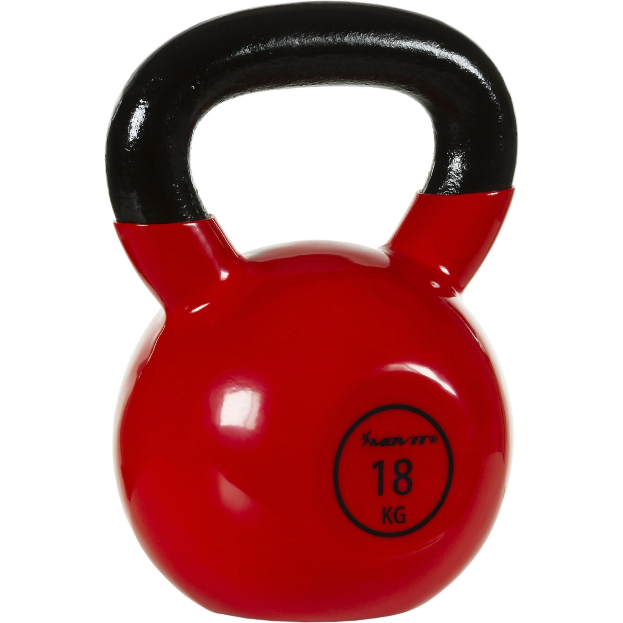 MOVIT® 18 kg Profi Kettlebell Kugelhantel aus Gusseisen