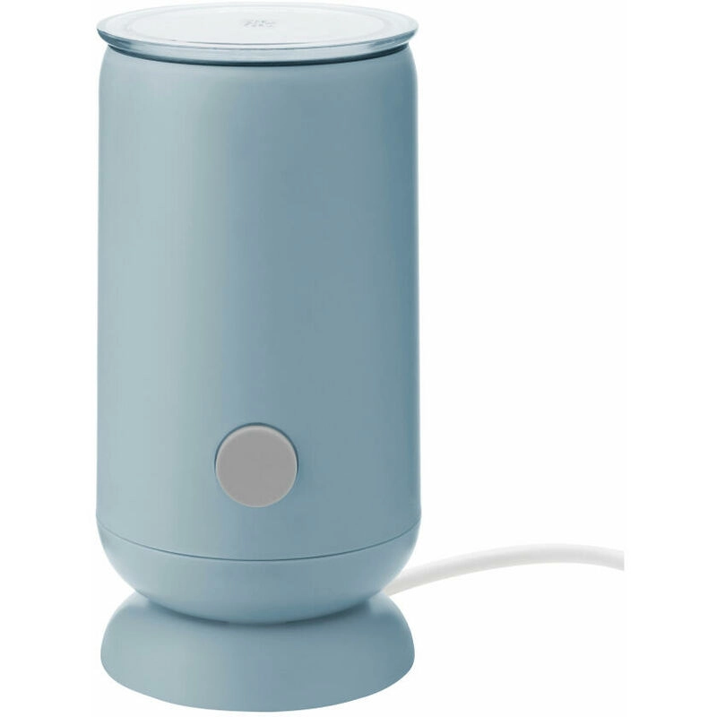 Stelton A/s - Rig-Tig Milchschäumer foodie Dusty Blue, Aufschäumer, Edelstahl, Kunststoff, Blau, 180 Watt, Z00607-2