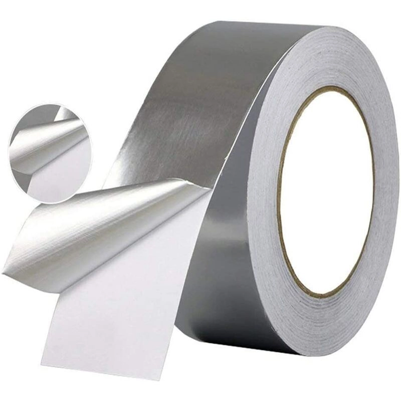 Hitzebeständiges Wärmedämmband, wasserdichtes Aluminiumband zur Abdichtung oder Isolierung(5cm*20m*0.06mm)
