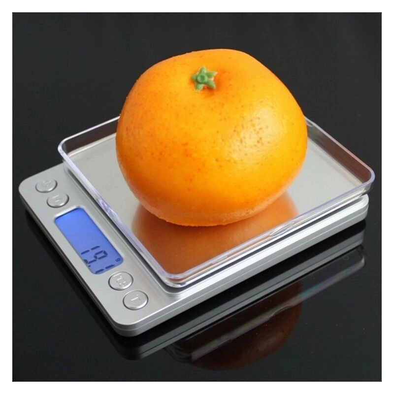 Benobby Kids - 2 x Präzisionswaage 3000 g / 0,1 g, Küchenwaage, kleine Mini-Milligrammwaage, Schmuck-Taschenwaage, medizinische Inhaltsstoffe,