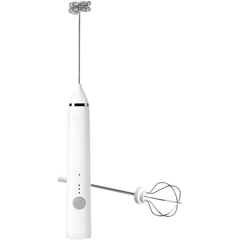 Milchaufschäumer, wiederaufladbarer elektrischer Milchaufschäumer 3 einstellbare USB-Aufladung kann für kugelsichere Kaffee-Protein-Getränke