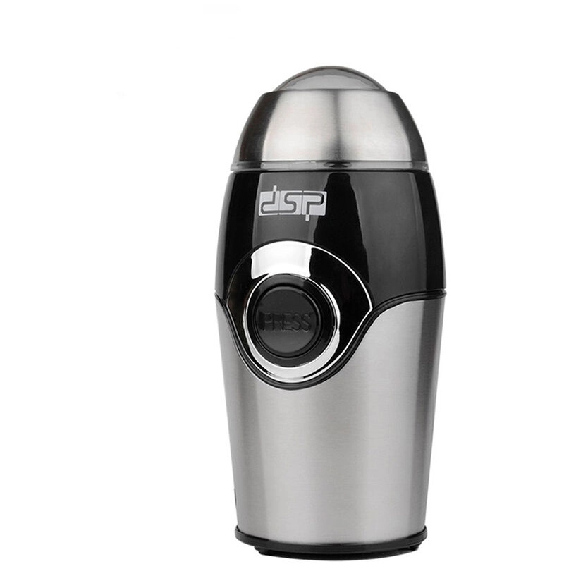 Elektrische Kaffeemühle komplett aus Edelstahl, vollautomatische Multifunktionsmühle zum Mahlen von Kaffeebohnen, Gewürzen und Nüssen in
