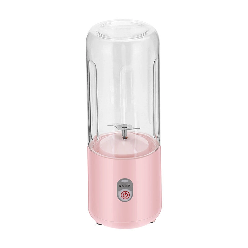 Tragbarer Mixer, Personal Blender, Mini Juicer Cup, kleiner Mixer für Shakes und Smoothies, usb wiederaufladbar, mit Klinge,pink
