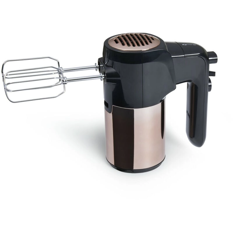 Magnani - 2 in 1 Set Elektrischer Handmixer mit Schneebesen & Knethaken, Multifunktionaler Rührbesen aus Edelstahl, 300W Handrührgerät in Schwarz &